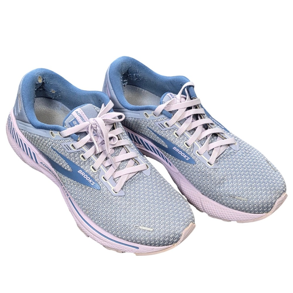 Brooks Adrenaline GTS 22 Running Shoes Women's Size 8.5 Blue Lavender Lace Up